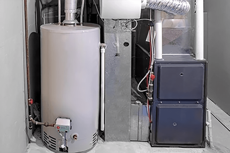 Gas furnace service.